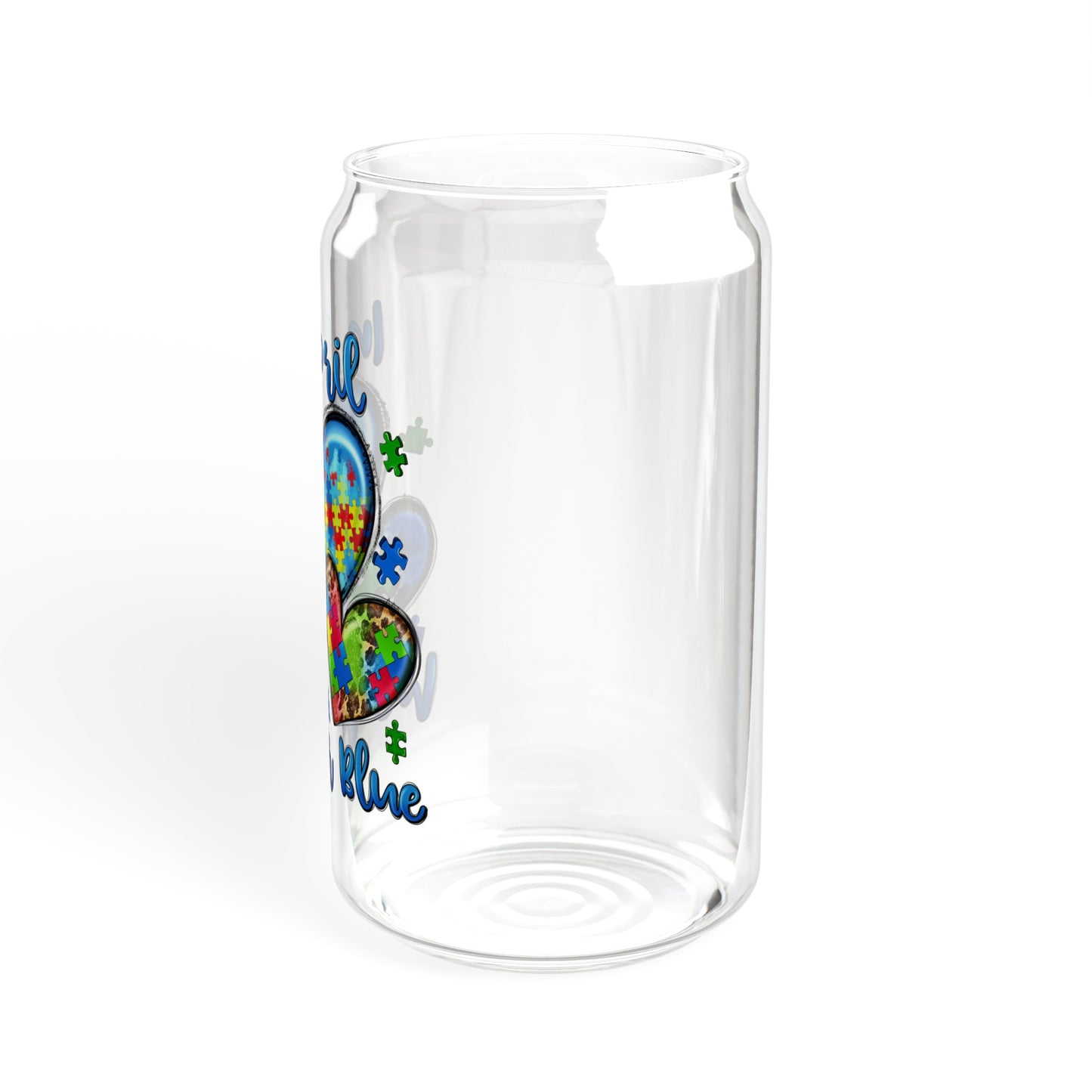 In April We Wear Blue Glass, 16oz