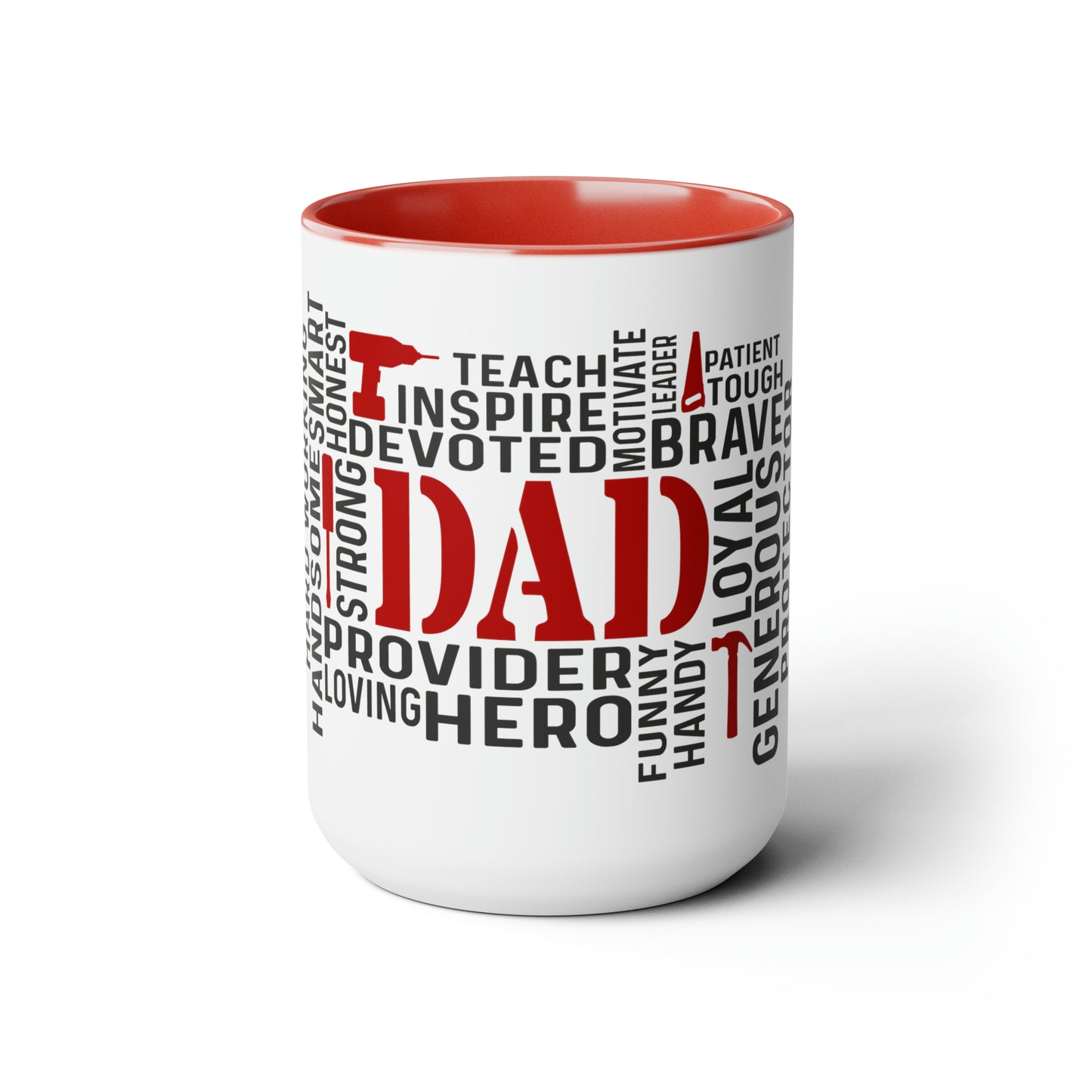 Two-Tone Coffee Mugs, 15oz