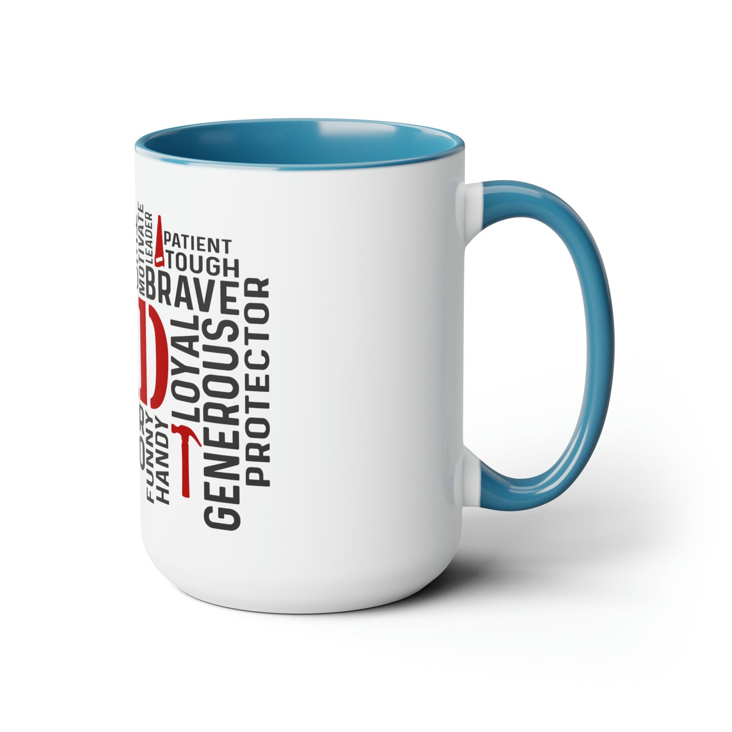 Two-Tone Coffee Mugs, 15oz