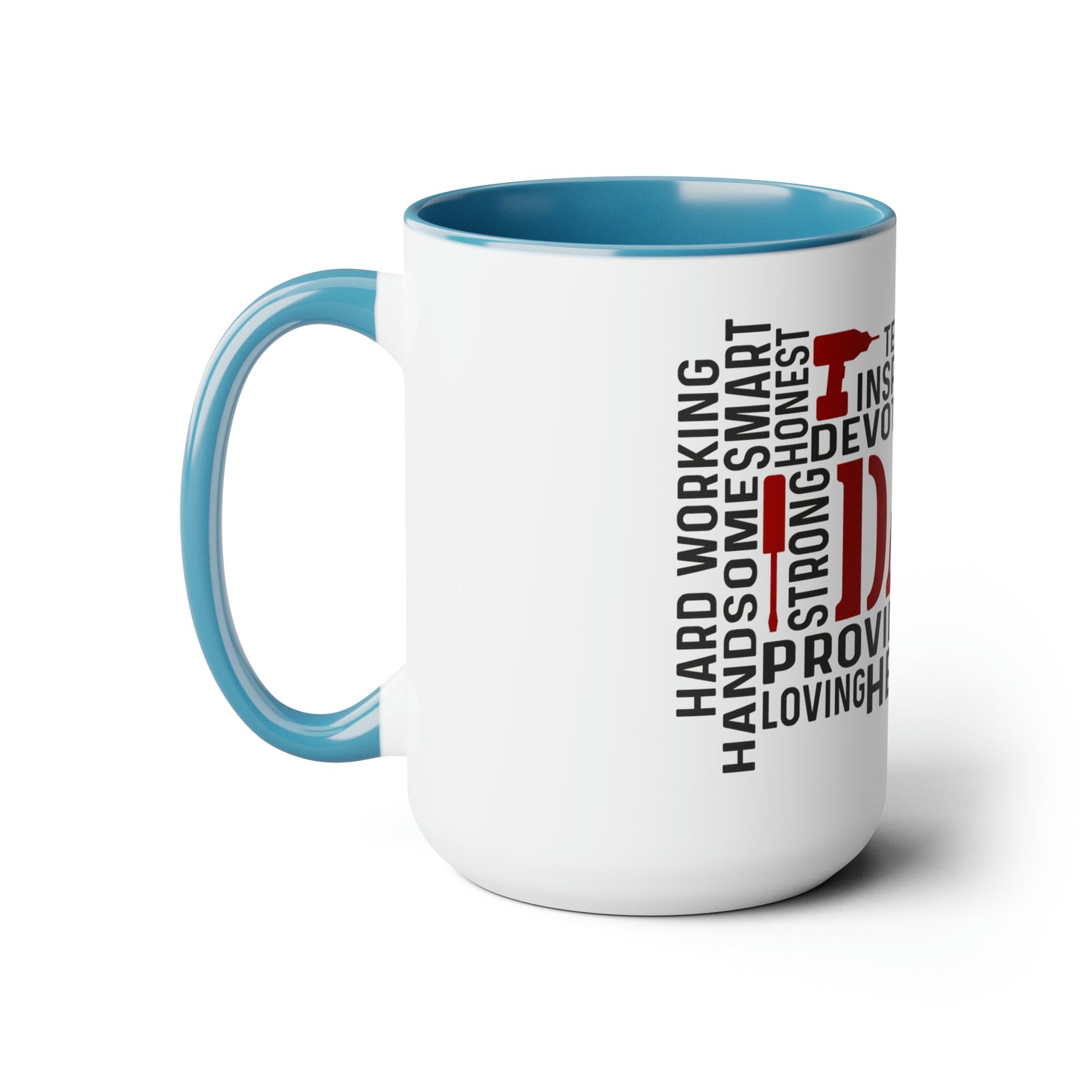 Two-Tone Coffee Mugs, 15oz
