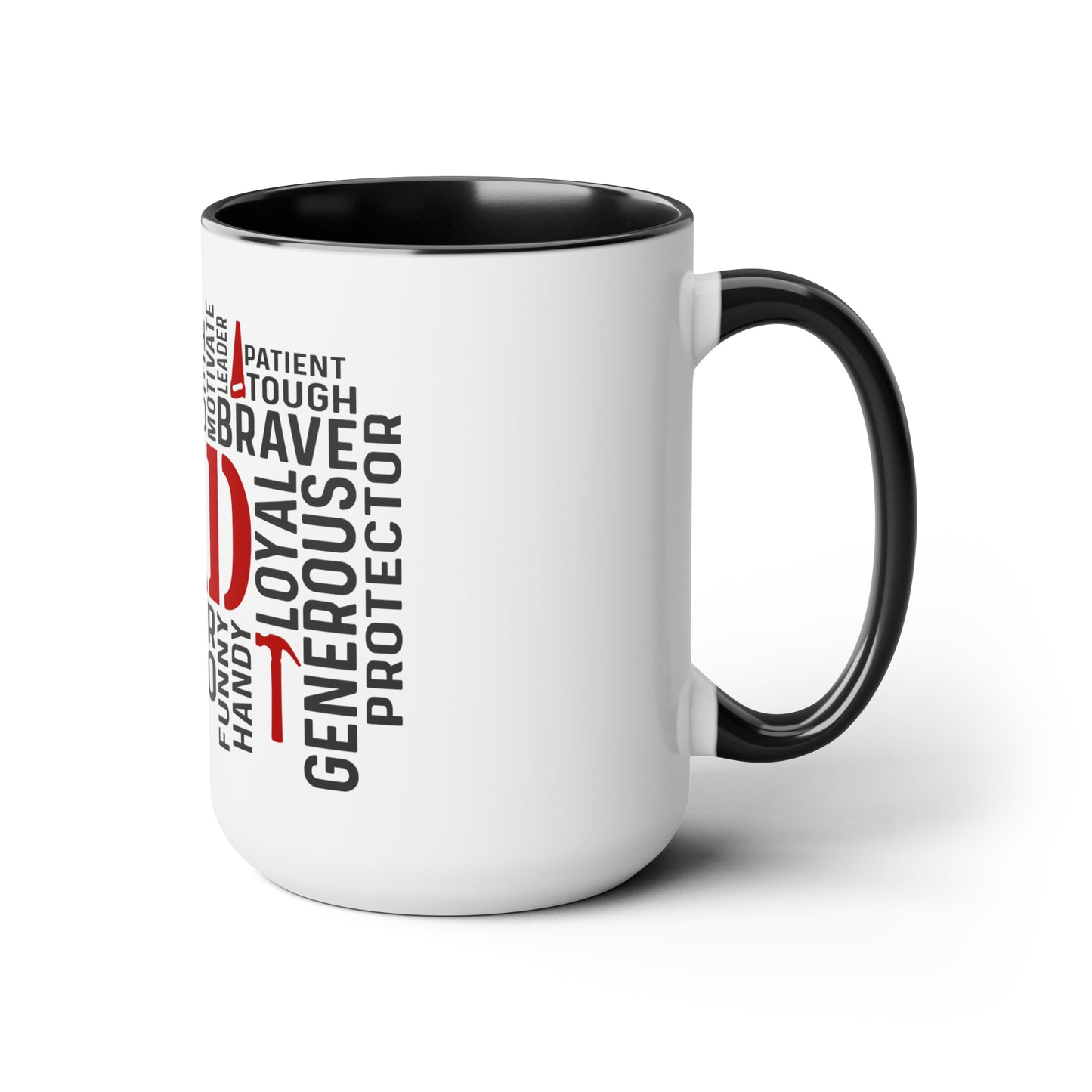 Two-Tone Coffee Mugs, 15oz