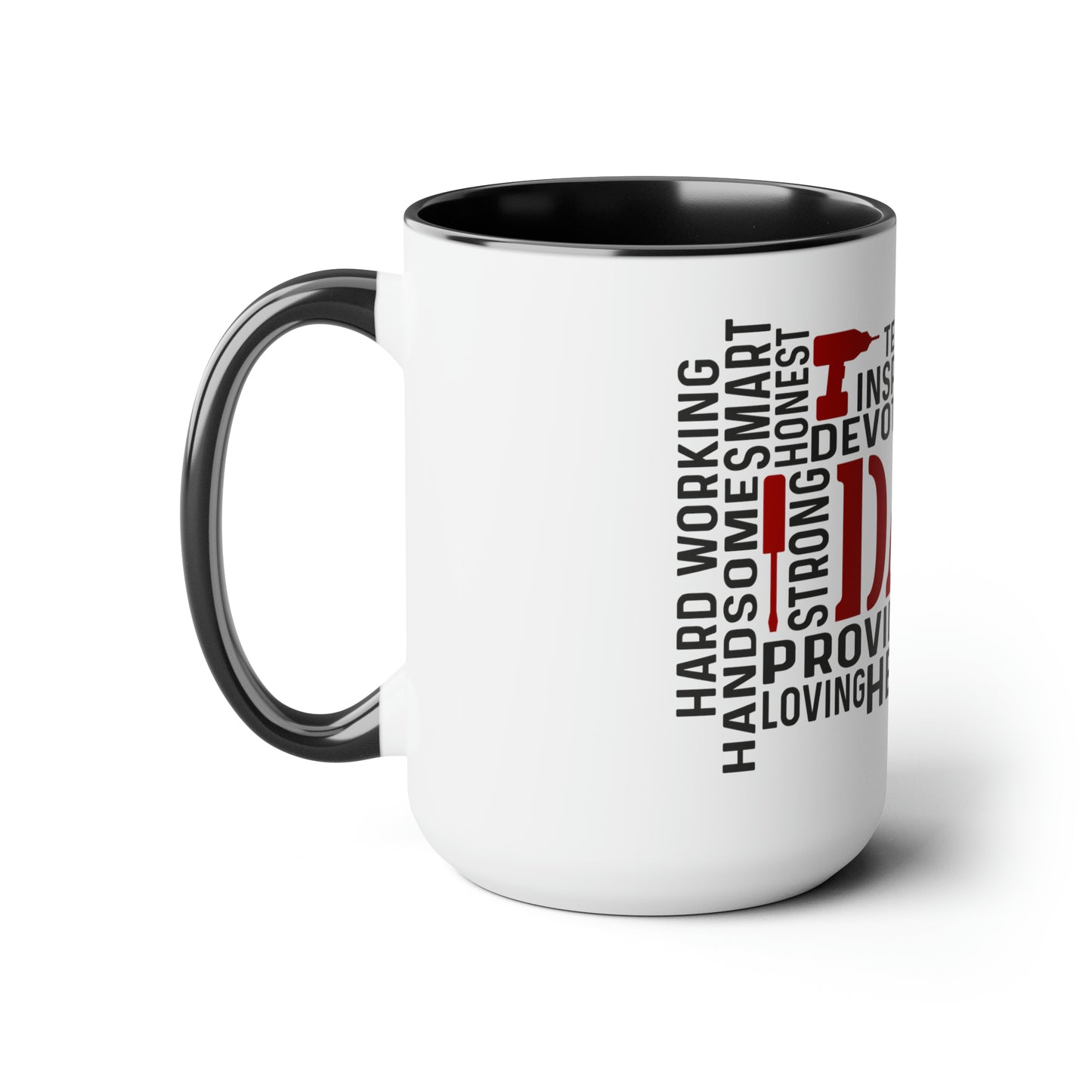 Two-Tone Coffee Mugs, 15oz