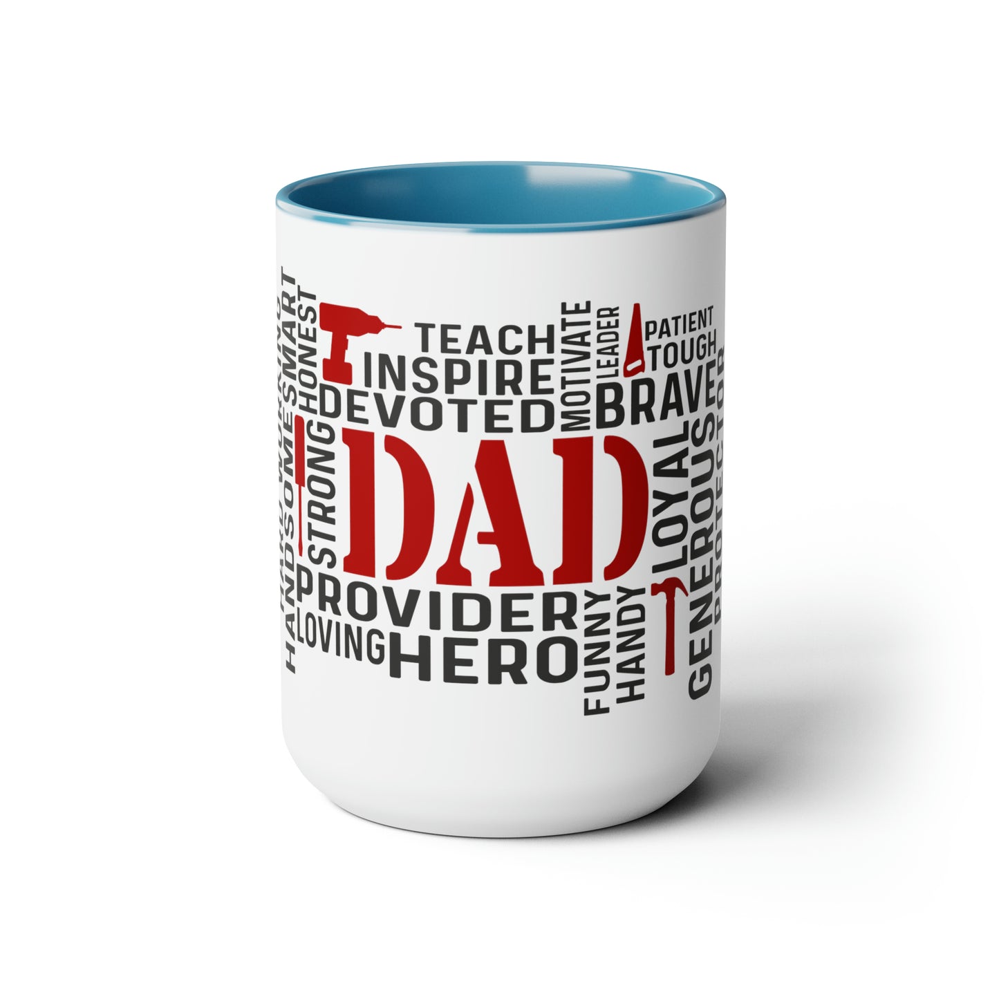 Two-Tone Coffee Mugs, 15oz