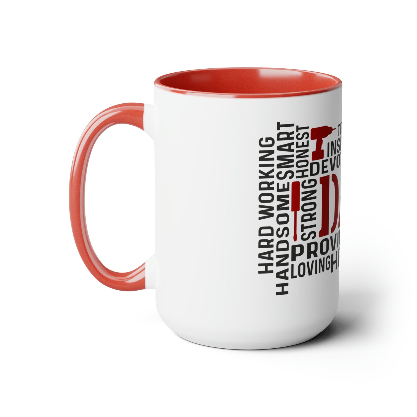Two-Tone Coffee Mugs, 15oz