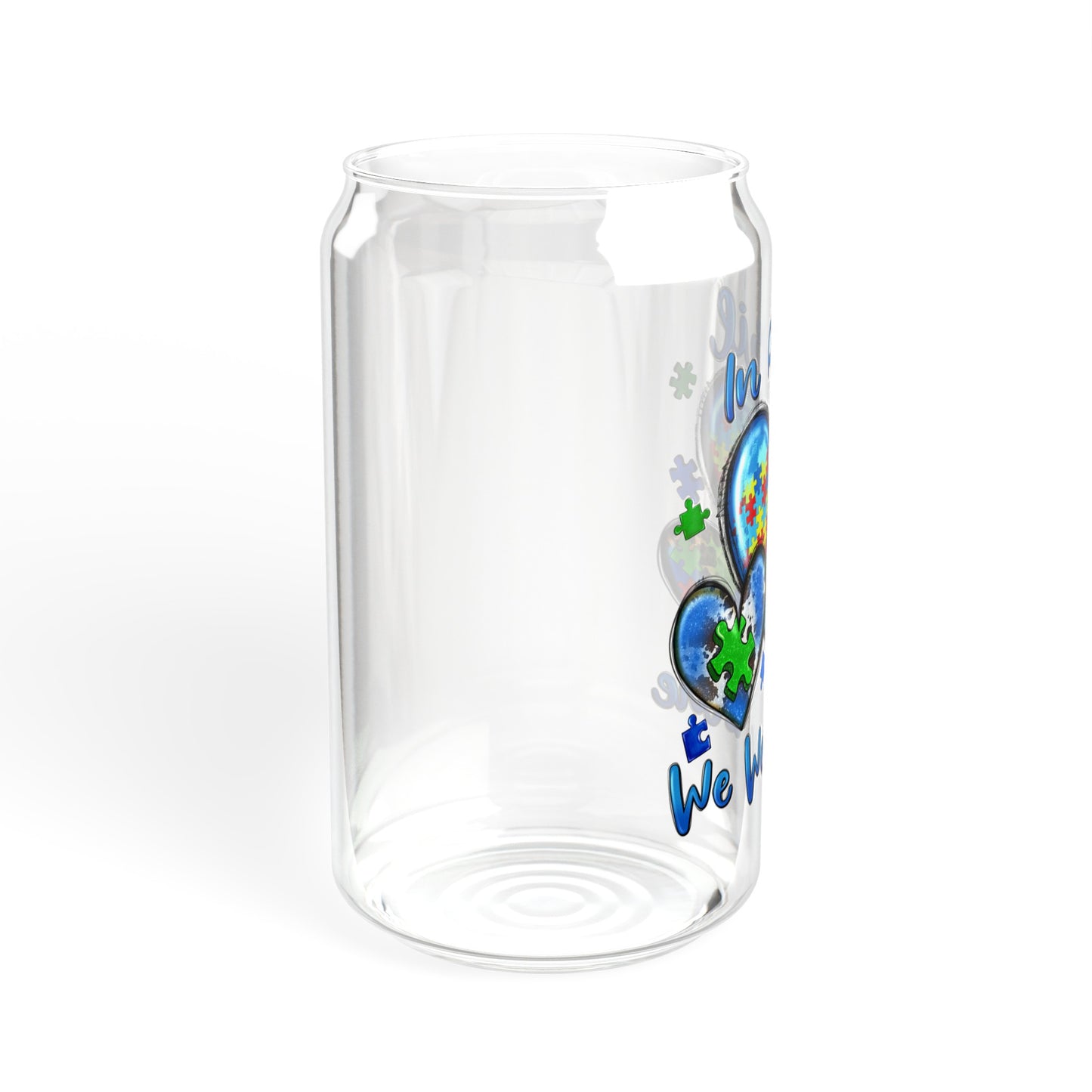 In April We Wear Blue Glass, 16oz