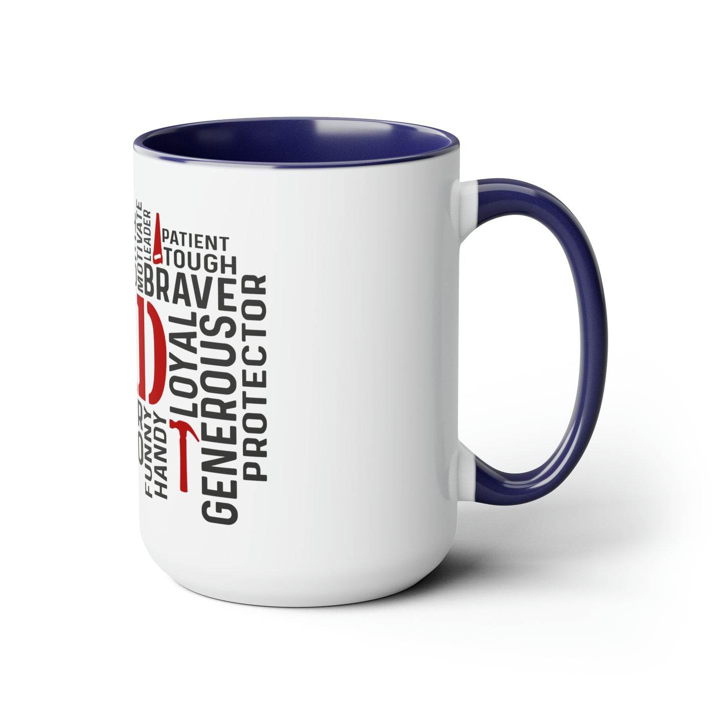 Two-Tone Coffee Mugs, 15oz