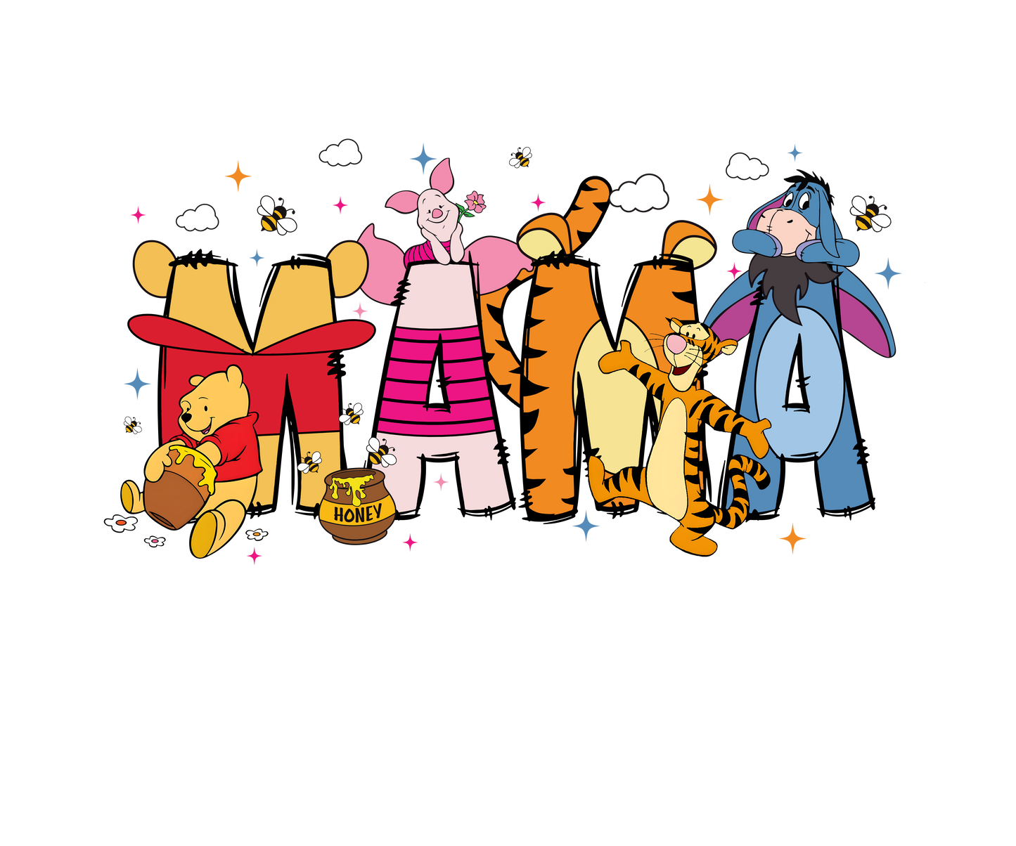 Mom/Mama/ Mimi/ GiGi Tshirt