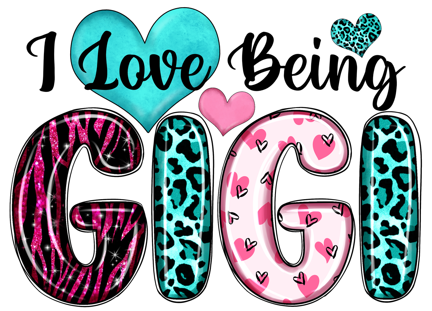 Mom/Mama/ Mimi/ GiGi Tshirt