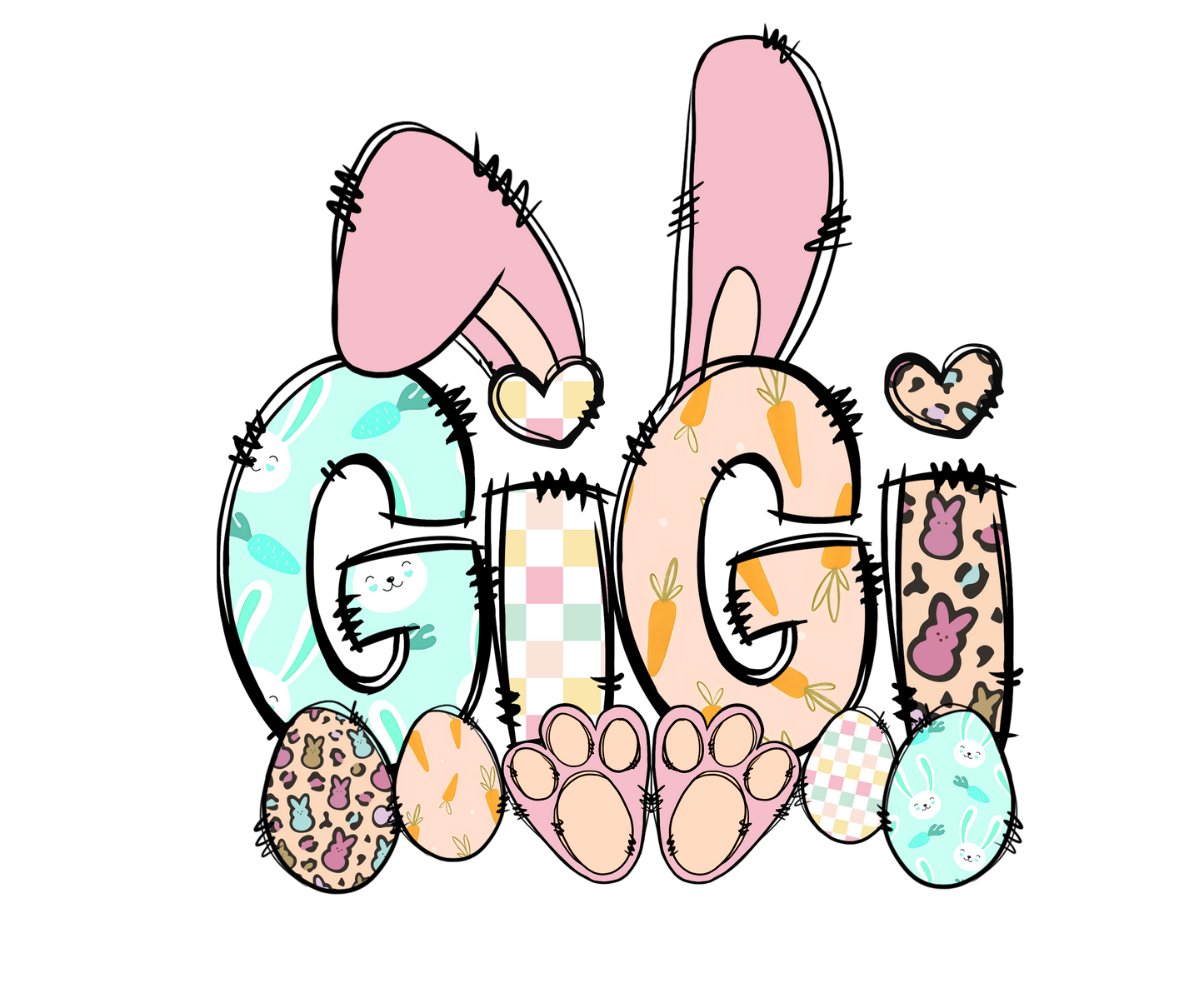 Mom/Mama/ Mimi/ GiGi Tshirt