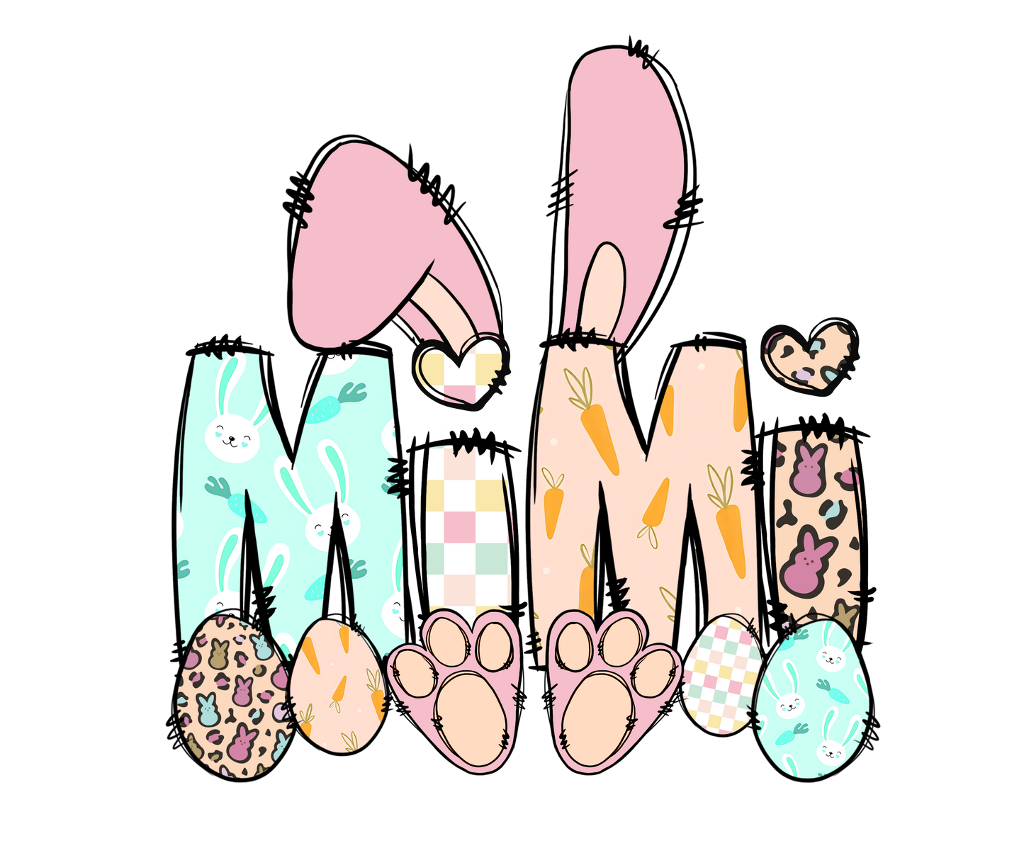 Mom/Mama/ Mimi/ GiGi Tshirt