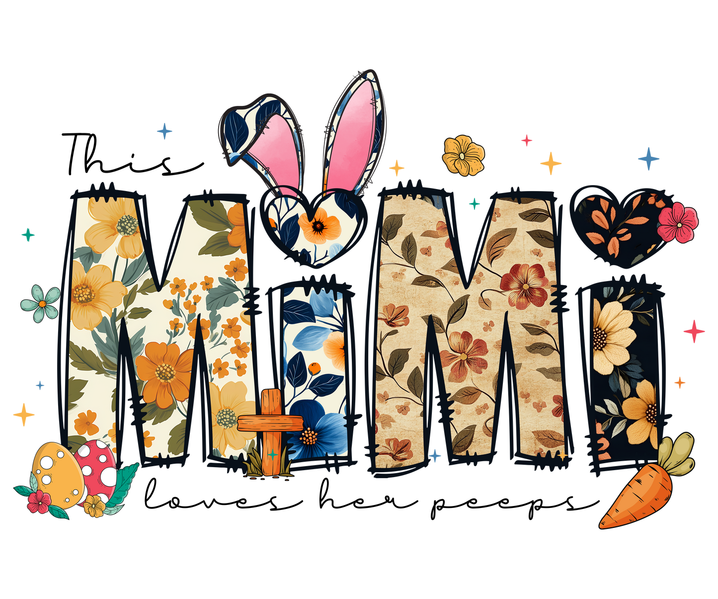 Mom/Mama/ Mimi/ GiGi Tshirt