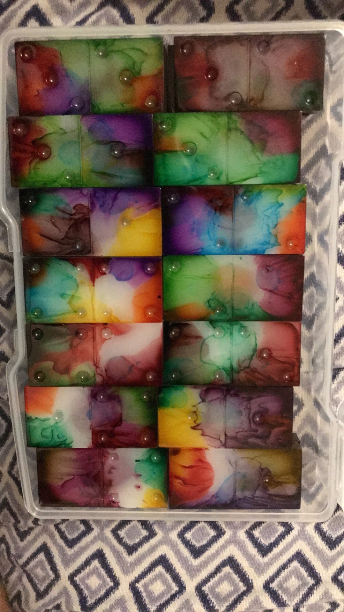 Tye Dye Dominoes